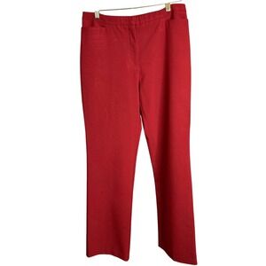 New York & Co Red City Stretch Dress Pant-Size 8 women‎